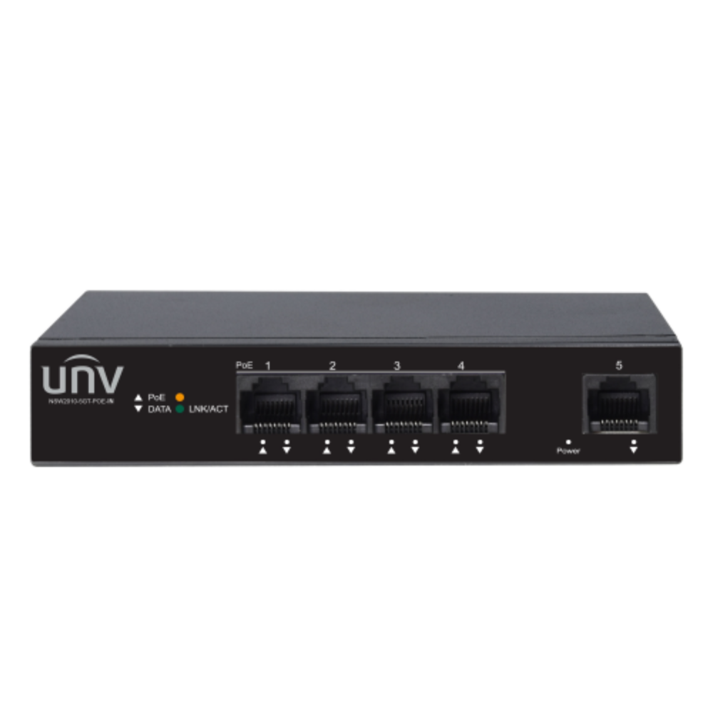 Uniview NSW2010-5GT-POE-IN 4 Port PoE Switch