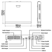 Load image into Gallery viewer, Alibi Vigilant Flex Series 16-Channel ULTRA H.265 NVR