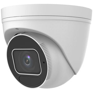 Supercircuits 4 Megapixel Starlight Varifocal Vandal-Resistant IP Turret Camera, 131 Feet