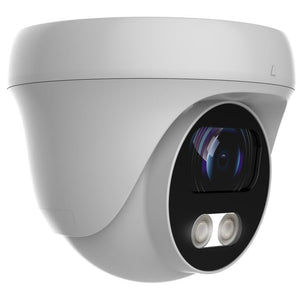 Supercircuits 8 megapixel 4-1 White Light Fixed Turret Camera with 80 ft.  and Built-in Audio